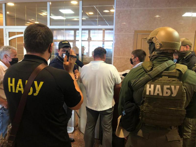 Затримання Топоркова. Фото: пресслужби НАБУ