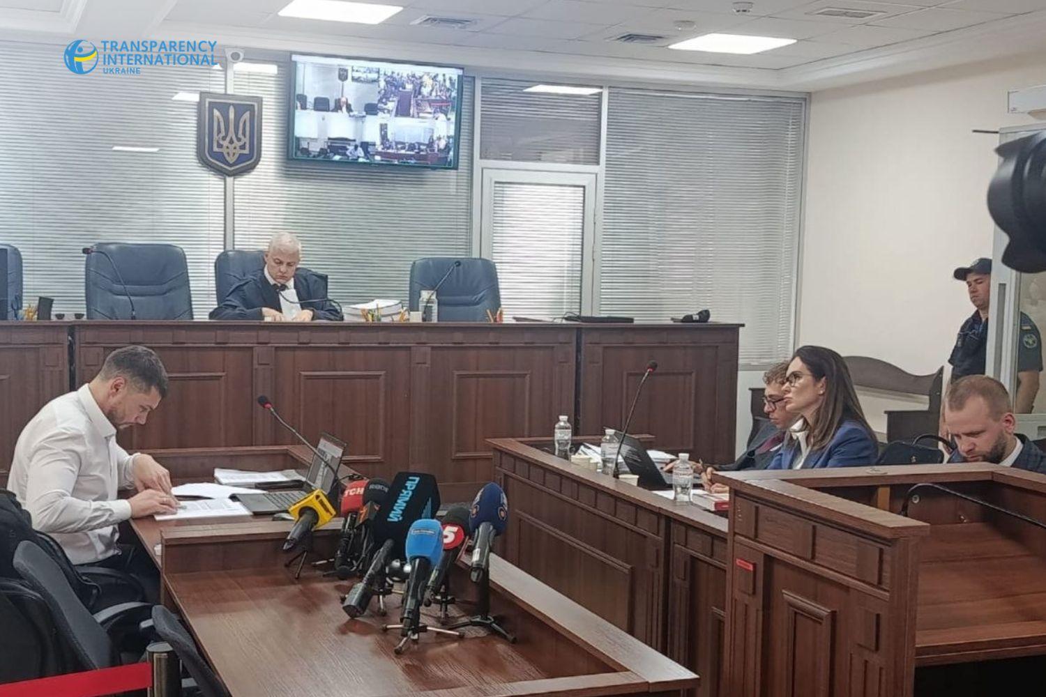 Суддя видалився до нарадчої щодо запобіжного заходу Ірині Мудрій