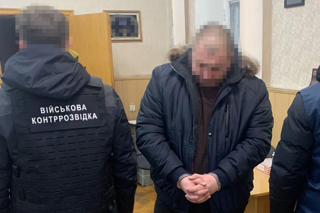 Arrest of Nahorskyi. Photo by the SBU press service